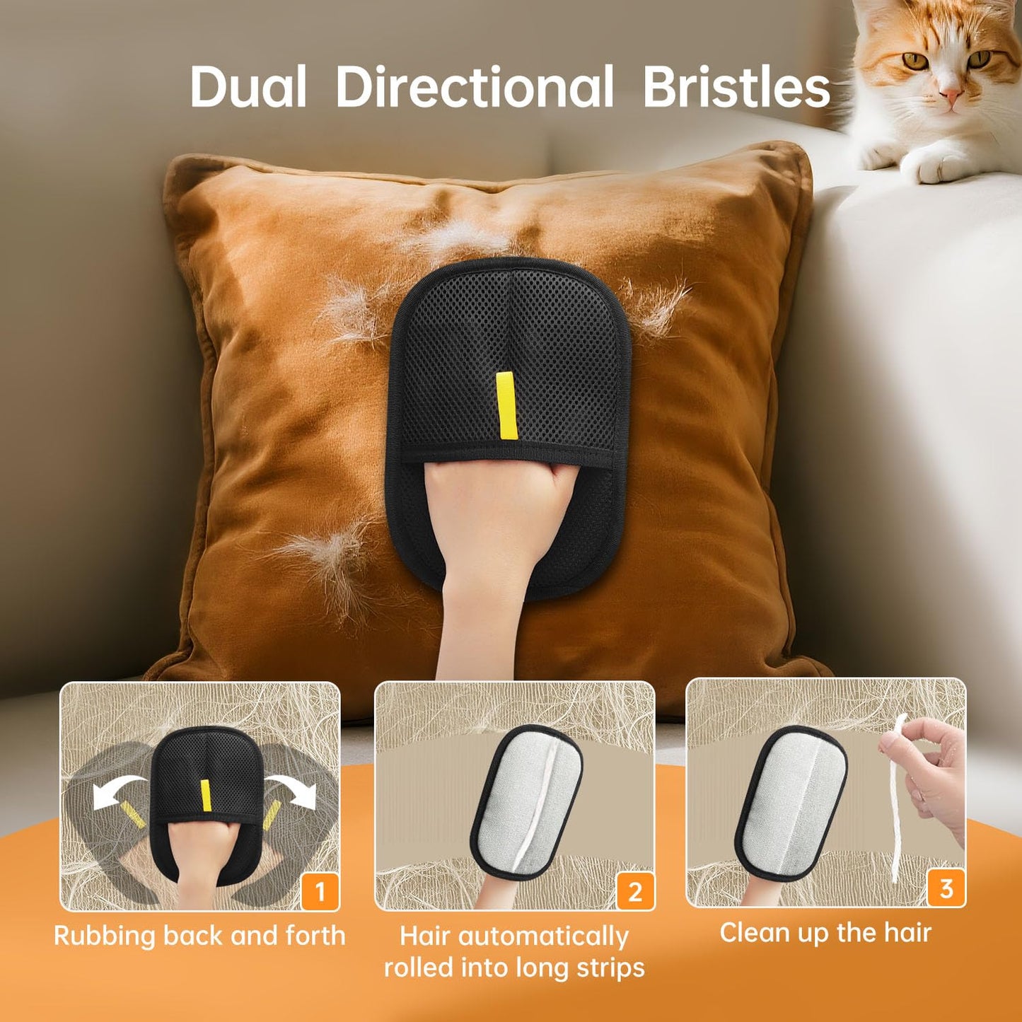 Electrostatic Pet Hair Removal Gloves