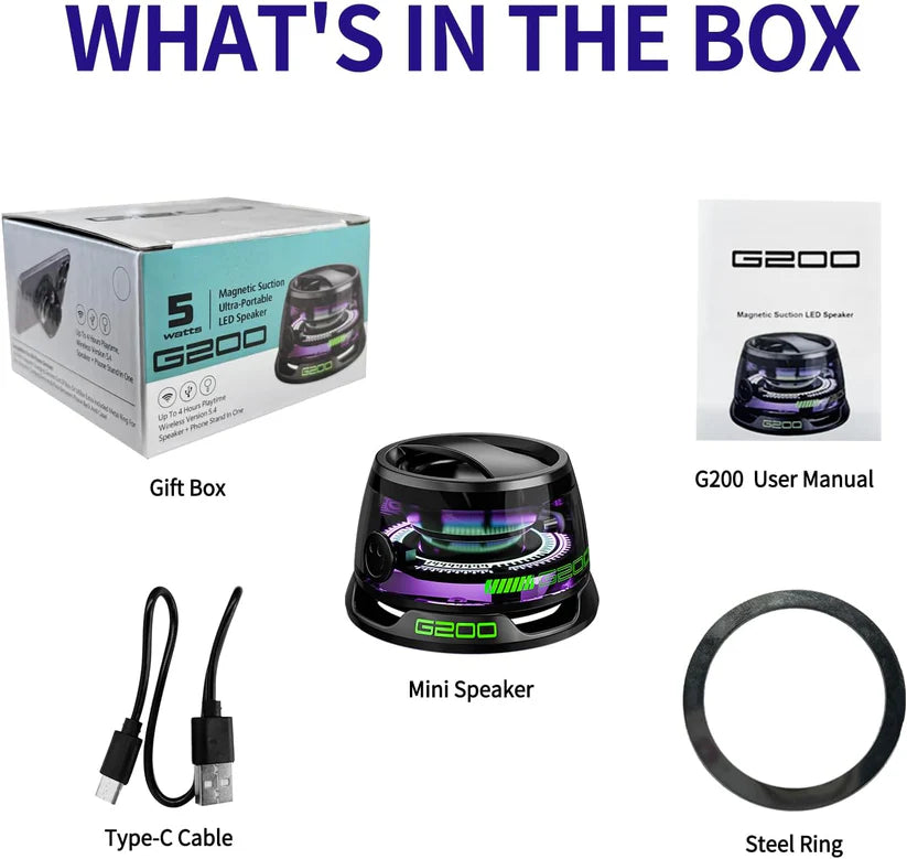 Magnetic Bluetooth Speaker