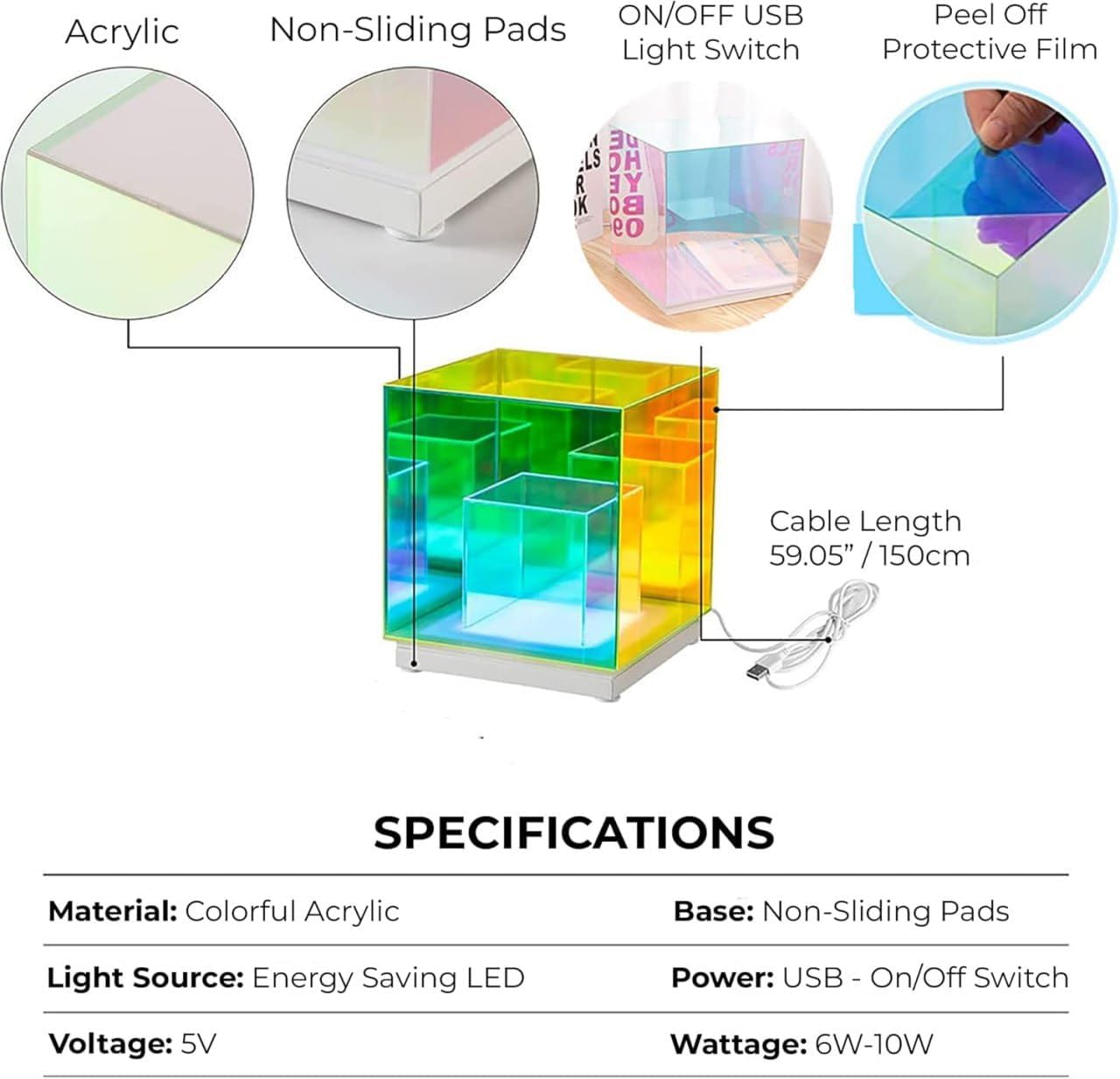Infinity Cube Lamp